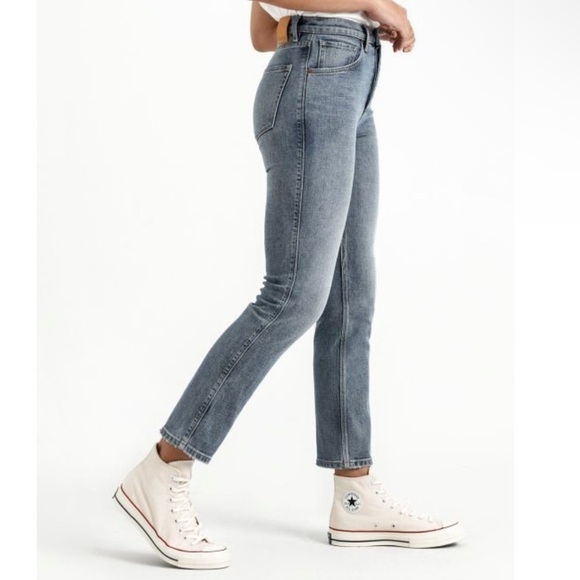 DU/ER High Rise Straight Jean - Picture 2 of 12